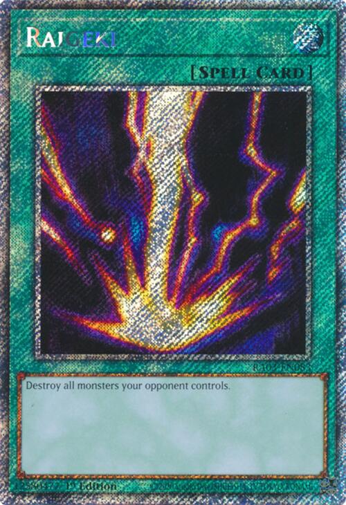 Raigeki (Platinum Secret Rare) [RA03-EN083] Platinum Secret Rare | Clutch Gaming