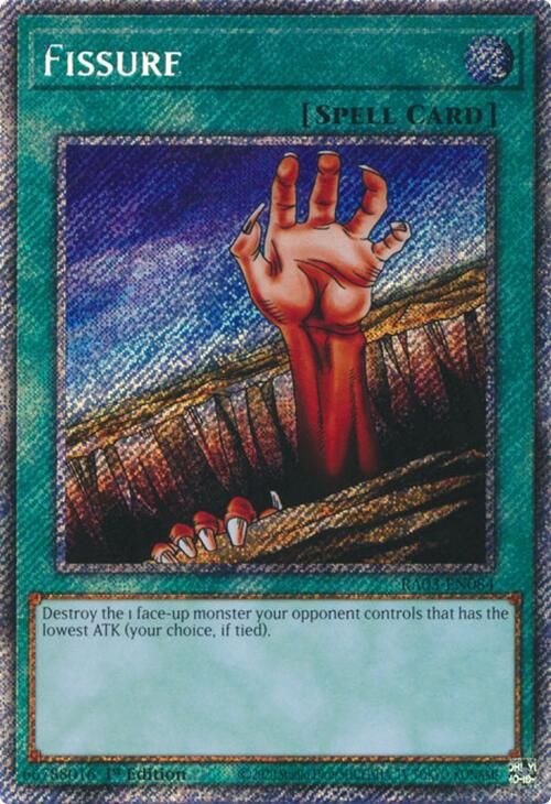Fissure (Platinum Secret Rare) [RA03-EN084] Platinum Secret Rare | Clutch Gaming