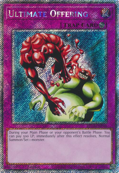 Ultimate Offering (Platinum Secret Rare) [RA03-EN088] Platinum Secret Rare | Clutch Gaming