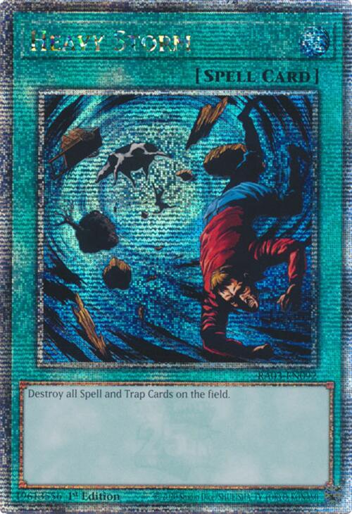 Heavy Storm (Quarter Century Secret Rare) [RA03-EN092] Quarter Century Secret Rare | Clutch Gaming