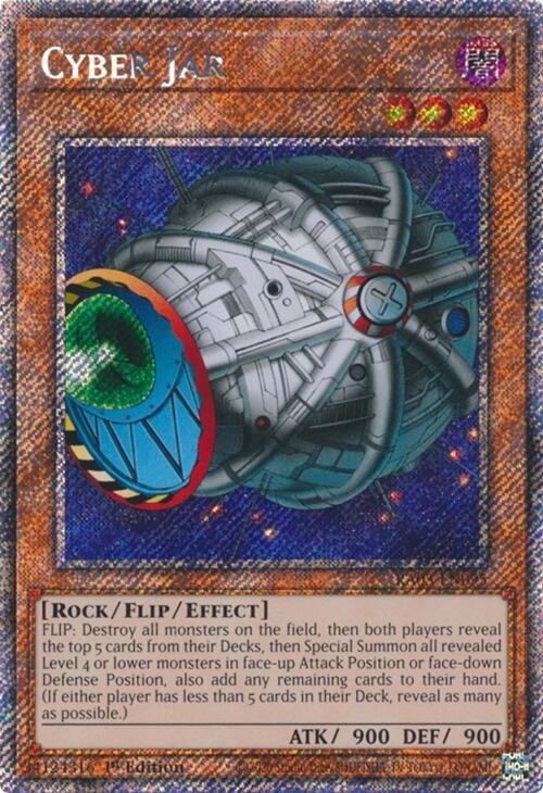 Cyber Jar (Platinum Secret Rare) [RA03-EN095] Platinum Secret Rare | Clutch Gaming