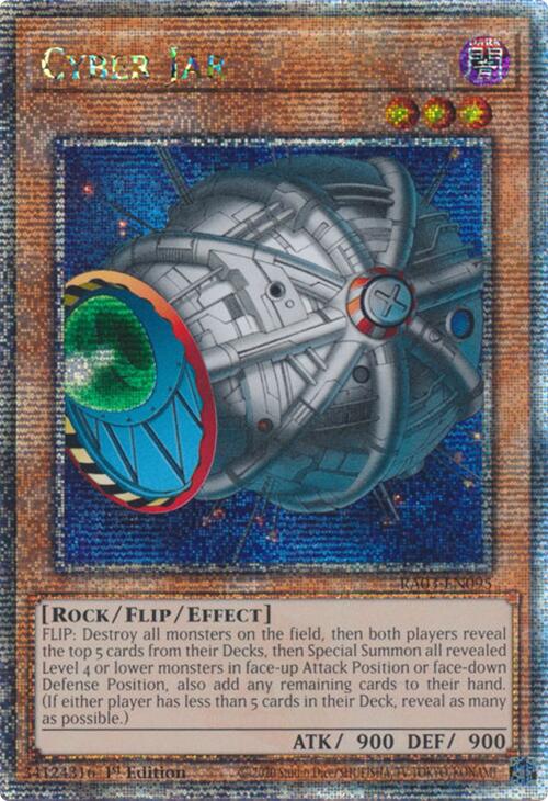 Cyber Jar (Quarter Century Secret Rare) [RA03-EN095] Quarter Century Secret Rare | Clutch Gaming