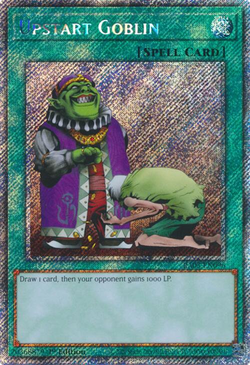 Upstart Goblin (Platinum Secret Rare) [RA03-EN096] Platinum Secret Rare | Clutch Gaming