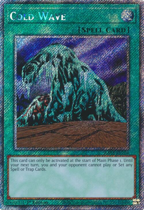Cold Wave (Platinum Secret Rare) [RA03-EN104] Platinum Secret Rare | Clutch Gaming