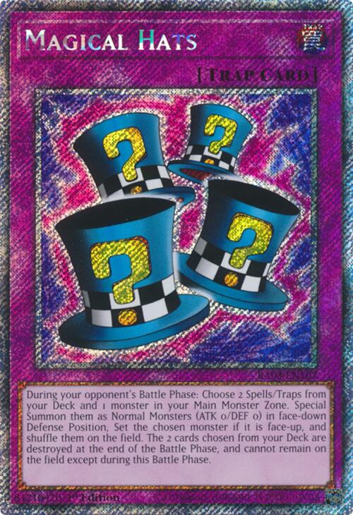 Magical Hats (Platinum Secret Rare) [RA03-EN107] Platinum Secret Rare | Clutch Gaming