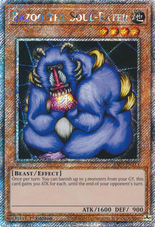 Bazoo the Soul-Eater (Platinum Secret Rare) [RA03-EN111] Platinum Secret Rare | Clutch Gaming