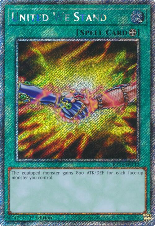 United We Stand (Platinum Secret Rare) [RA03-EN112] Platinum Secret Rare | Clutch Gaming