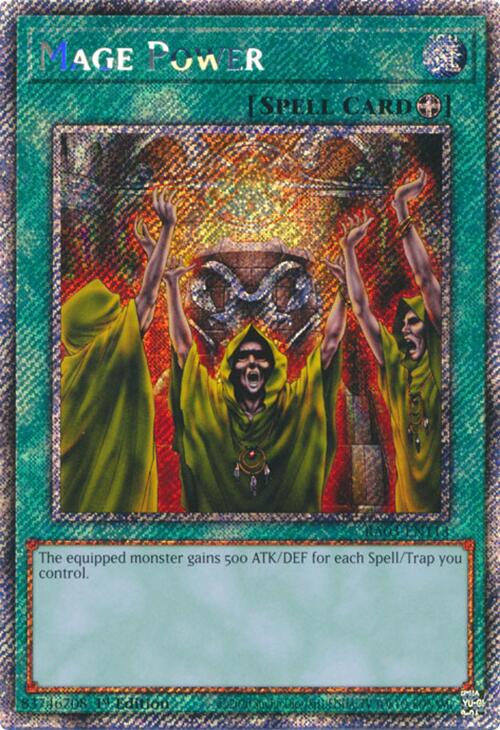 Mage Power (Platinum Secret Rare) [RA03-EN113] Platinum Secret Rare | Clutch Gaming