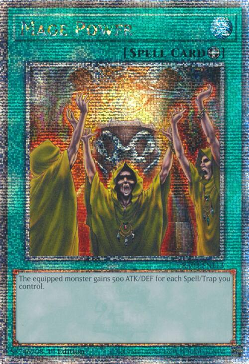 Mage Power (Quarter Century Secret Rare) [RA03-EN113] Quarter Century Secret Rare | Clutch Gaming