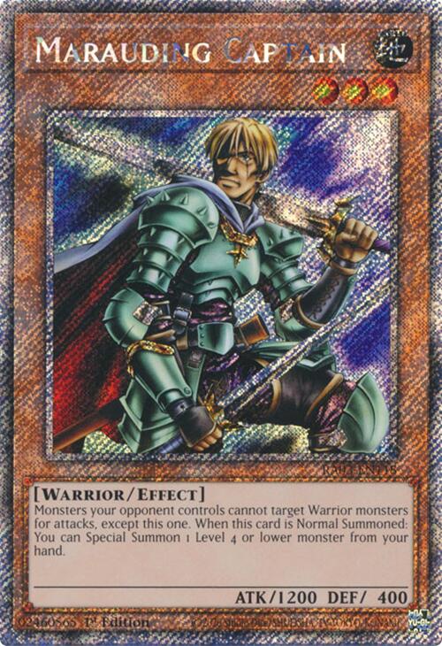 Marauding Captain (Platinum Secret Rare) [RA03-EN118] Platinum Secret Rare | Clutch Gaming