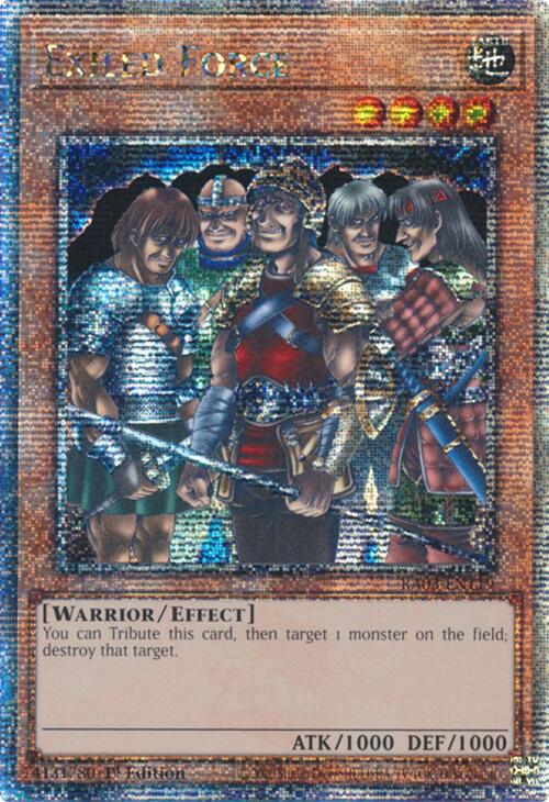 Exiled Force (Quarter Century Secret Rare) [RA03-EN119] Quarter Century Secret Rare | Clutch Gaming