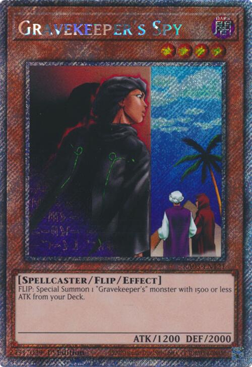 Gravekeeper's Spy (Platinum Secret Rare) [RA03-EN121] Platinum Secret Rare | Clutch Gaming