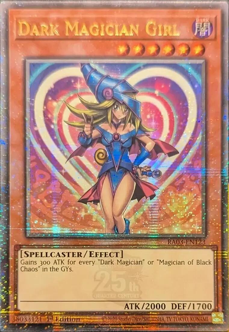 Dark Magician Girl (Quarter Century Secret Rare) [RA03-EN123] Quarter Century Secret Rare | Clutch Gaming