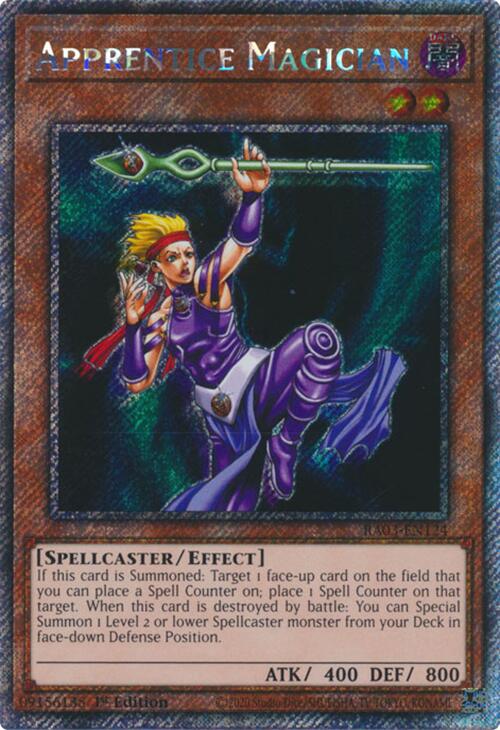 Apprentice Magician (Platinum Secret Rare) [RA03-EN124] Platinum Secret Rare | Clutch Gaming