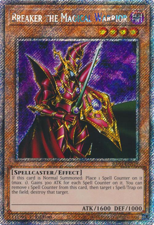 Breaker the Magical Warrior (Platinum Secret Rare) [RA03-EN125] Platinum Secret Rare | Clutch Gaming