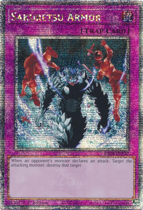 Sakuretsu Armor (Quarter Century Secret Rare) [RA03-EN130] Quarter Century Secret Rare | Clutch Gaming