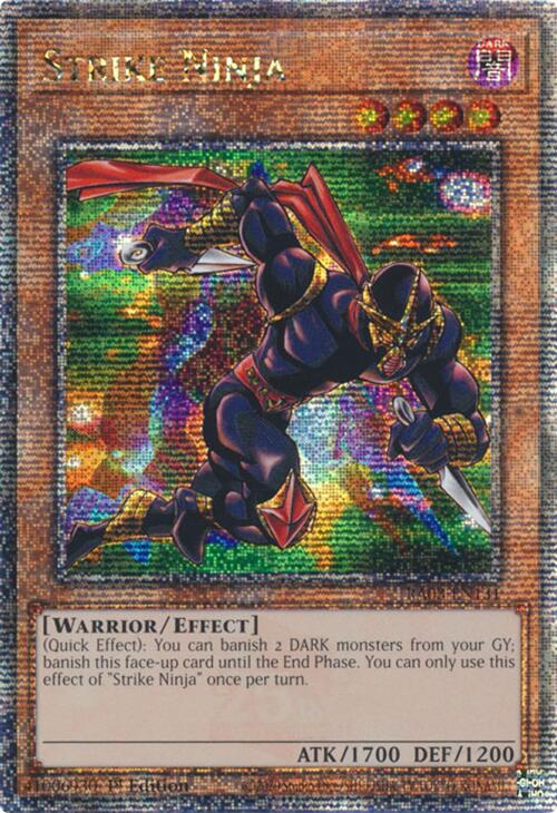 Strike Ninja (Quarter Century Secret Rare) [RA03-EN131] Quarter Century Secret Rare | Clutch Gaming