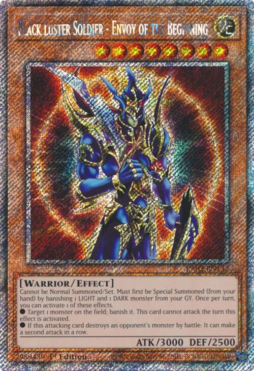 Black Luster Soldier - Envoy of the Beginning (Platinum Secret Rare) [RA03-EN132] Platinum Secret Rare | Clutch Gaming