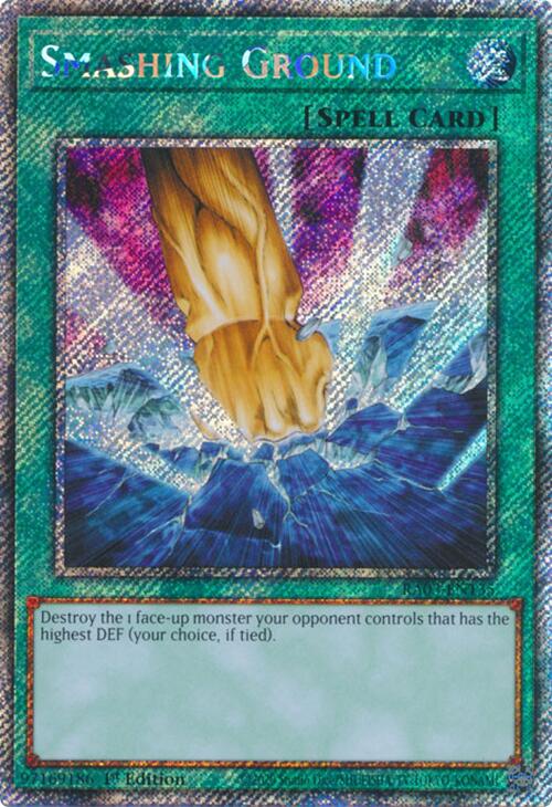 Smashing Ground (Platinum Secret Rare) [RA03-EN135] Platinum Secret Rare | Clutch Gaming