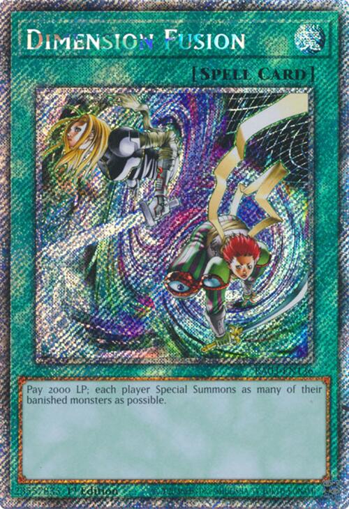 Dimension Fusion (Platinum Secret Rare) [RA03-EN136] Platinum Secret Rare | Clutch Gaming