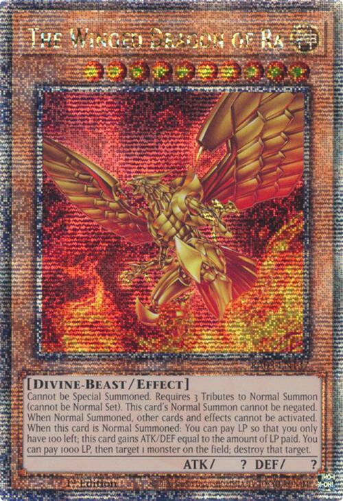 The Winged Dragon of Ra (Quarter Century Secret Rare) [RA03-EN137] Quarter Century Secret Rare | Clutch Gaming