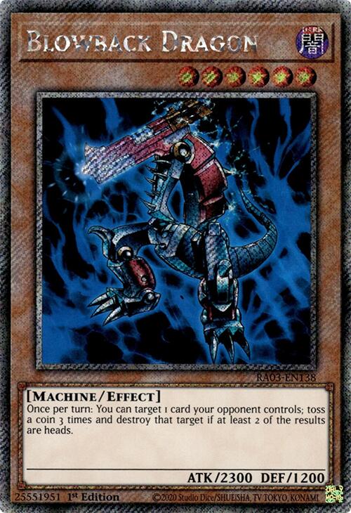 Blowback Dragon (Platinum Secret Rare) [RA03-EN138] Platinum Secret Rare | Clutch Gaming