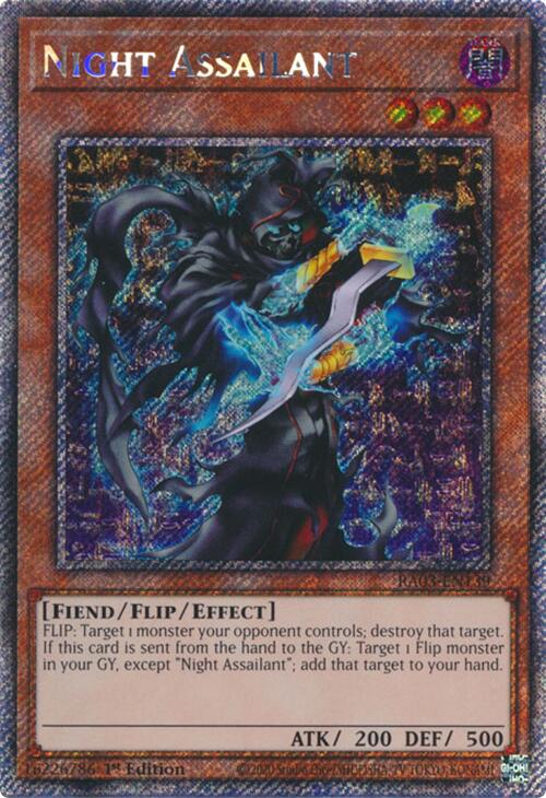 Night Assailant (Platinum Secret Rare) [RA03-EN139] Platinum Secret Rare | Clutch Gaming