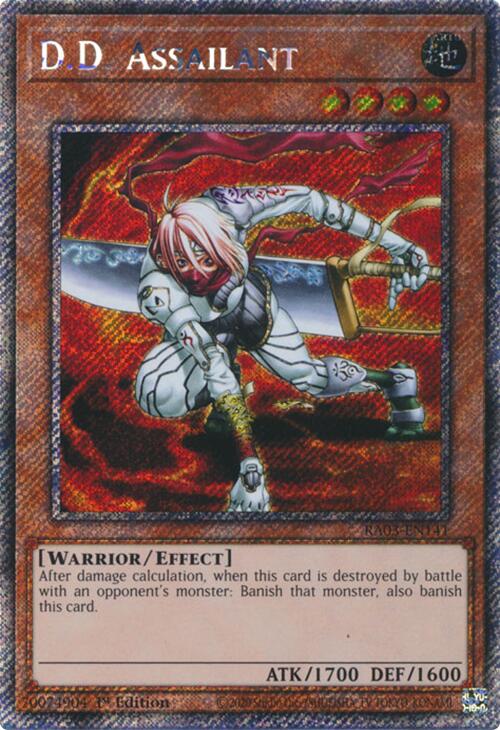 D.D. Assailant (Platinum Secret Rare) [RA03-EN141] Platinum Secret Rare | Clutch Gaming