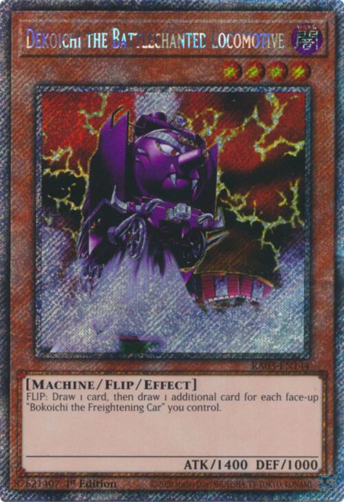 Dekoichi the Battlechanted Locomotive (Platinum Secret Rare) [RA03-EN144] Platinum Secret Rare | Clutch Gaming