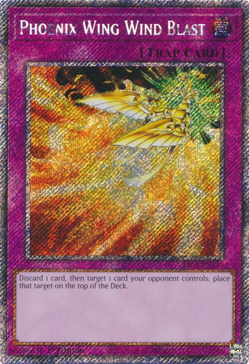 Phoenix Wing Wind Blast (Platinum Secret Rare) [RA03-EN149] Platinum Secret Rare | Clutch Gaming