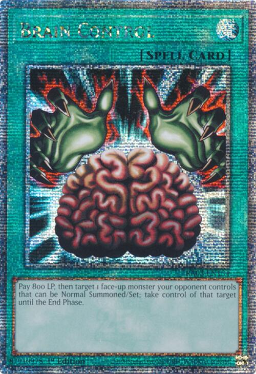 Brain Control (Quarter Century Secret Rare) [RA03-EN154] Quarter Century Secret Rare | Clutch Gaming