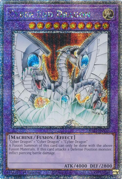 Cyber End Dragon (Quarter Century Secret Rare) [RA03-EN156] Quarter Century Secret Rare | Clutch Gaming