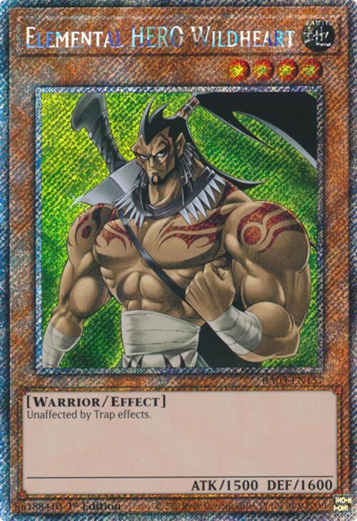 Elemental HERO Wildheart (Platinum Secret Rare) [RA03-EN157] Platinum Secret Rare | Clutch Gaming