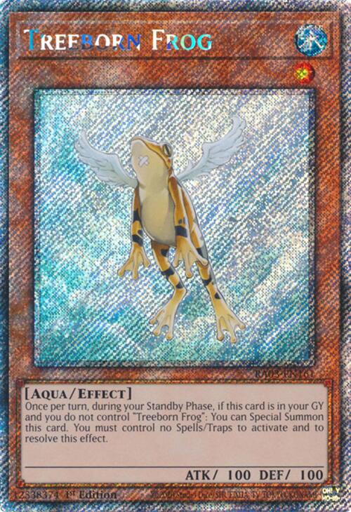 Treeborn Frog (Platinum Secret Rare) [RA03-EN161] Platinum Secret Rare | Clutch Gaming