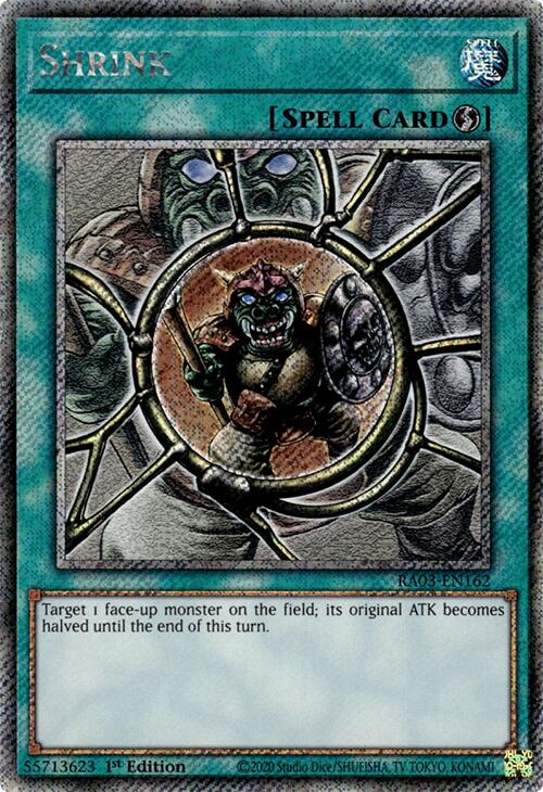 Shrink (Platinum Secret Rare) [RA03-EN162] Platinum Secret Rare | Clutch Gaming