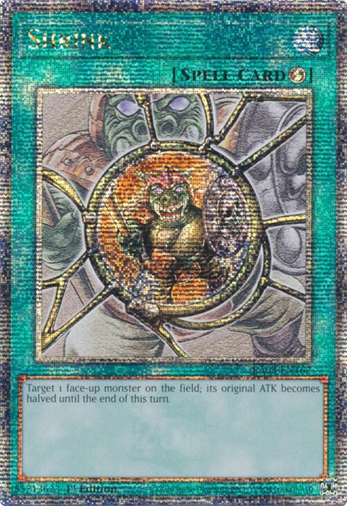Shrink (Quarter Century Secret Rare) [RA03-EN162] Quarter Century Secret Rare | Clutch Gaming