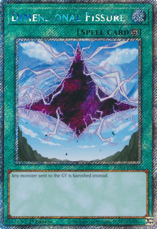 Dimensional Fissure (Platinum Secret Rare) [RA03-EN163] Platinum Secret Rare | Clutch Gaming