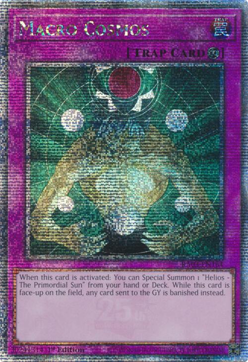 Macro Cosmos (Quarter Century Secret Rare) [RA03-EN164] Quarter Century Secret Rare | Clutch Gaming