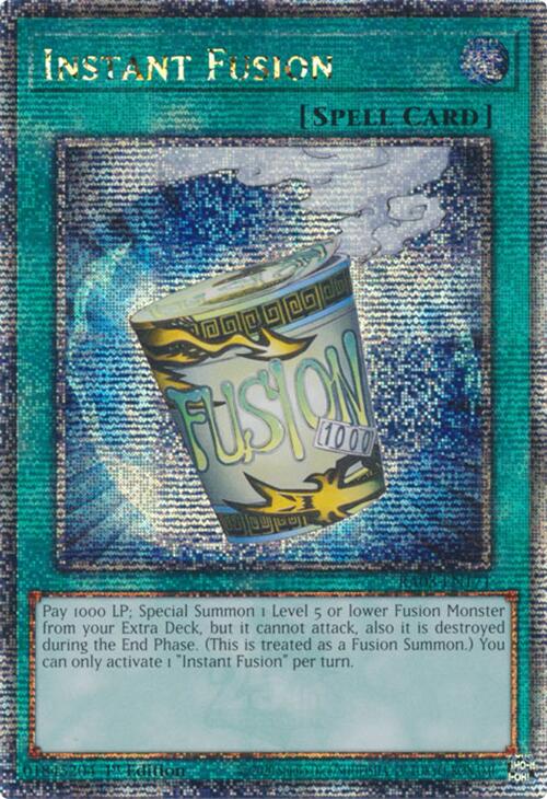 Instant Fusion (Quarter Century Secret Rare) [RA03-EN171] Quarter Century Secret Rare | Clutch Gaming