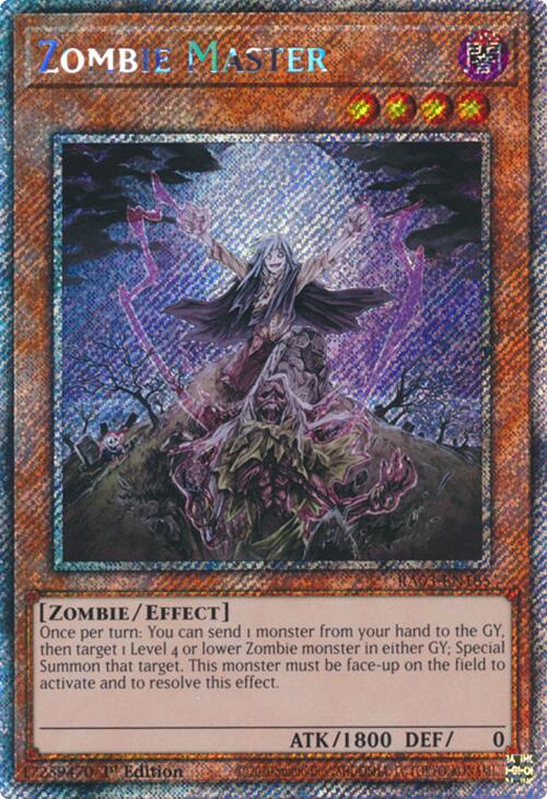 Zombie Master (Platinum Secret Rare) [RA03-EN185] Platinum Secret Rare | Clutch Gaming