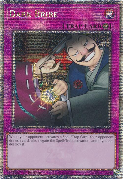 Dark Bribe (Quarter Century Secret Rare) [RA03-EN187] Quarter Century Secret Rare | Clutch Gaming