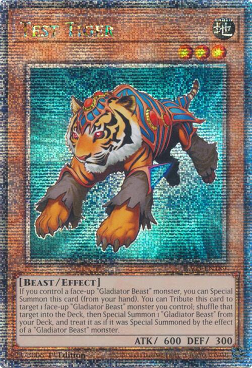 Test Tiger (Quarter Century Secret Rare) [RA03-EN189] Quarter Century Secret Rare | Clutch Gaming