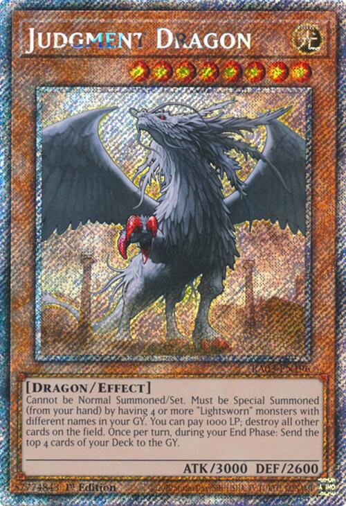 Judgment Dragon (Platinum Secret Rare) [RA03-EN196] Platinum Secret Rare | Clutch Gaming