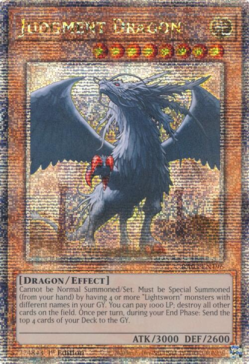 Judgment Dragon (Quarter Century Secret Rare) [RA03-EN196] Quarter Century Secret Rare | Clutch Gaming