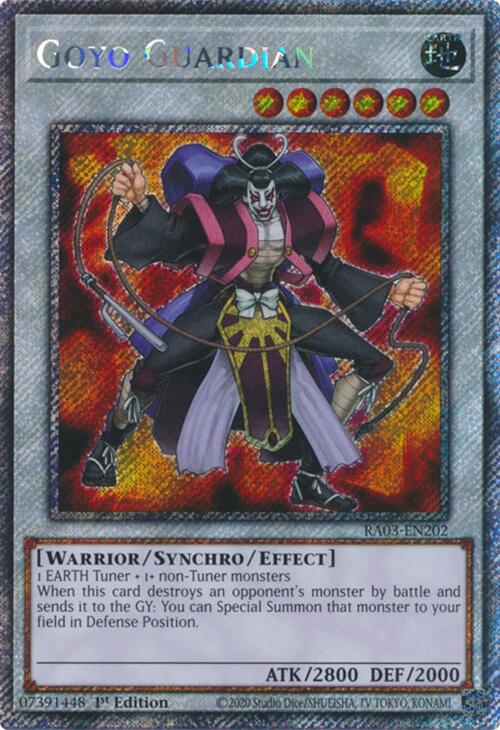 Goyo Guardian (Platinum Secret Rare) [RA03-EN202] Platinum Secret Rare | Clutch Gaming