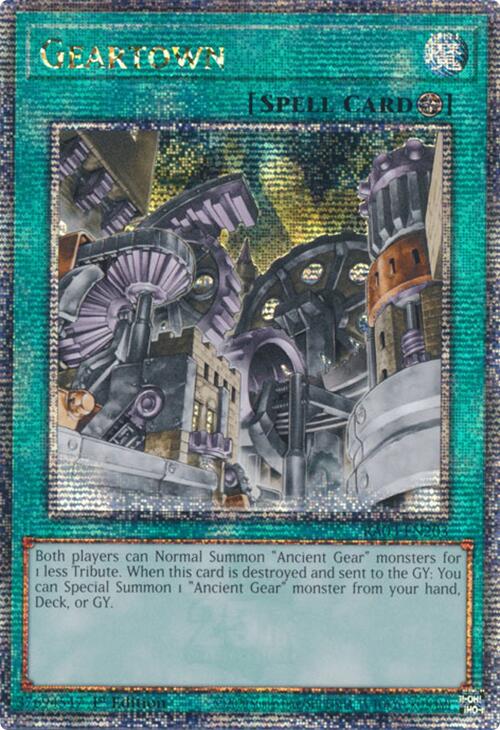 Geartown (Quarter Century Secret Rare) [RA03-EN203] Quarter Century Secret Rare | Clutch Gaming