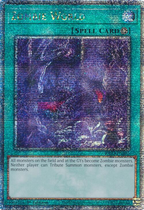 Zombie World (Quarter Century Secret Rare) [RA03-EN205] Quarter Century Secret Rare | Clutch Gaming