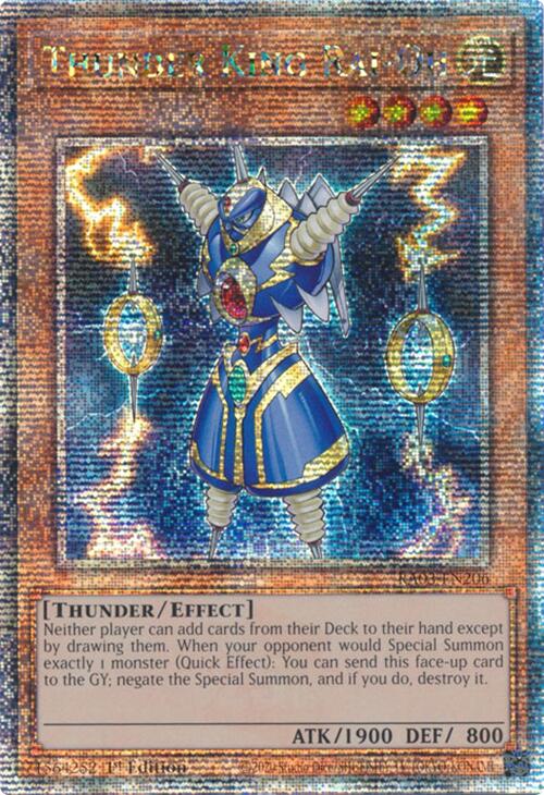 Thunder King Rai-Oh (Quarter Century Secret Rare) [RA03-EN206] Quarter Century Secret Rare | Clutch Gaming