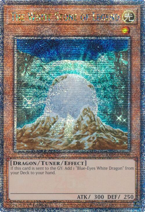 The White Stone of Legend (Quarter Century Secret Rare) [RA03-EN208] Quarter Century Secret Rare | Clutch Gaming