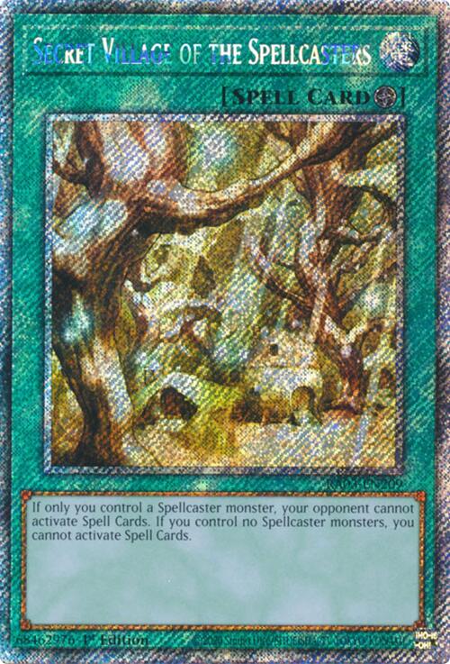 Secret Village of the Spellcasters (Platinum Secret Rare) [RA03-EN209] Platinum Secret Rare | Clutch Gaming